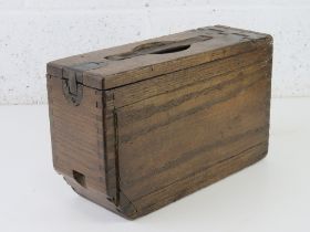 A WWI US .30cal water cooled wooden box.