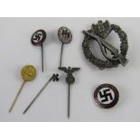 A WWII German Infantry Assault badge tog