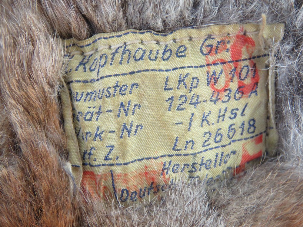 A WWII German Pilots cap, having leather - Image 3 of 4