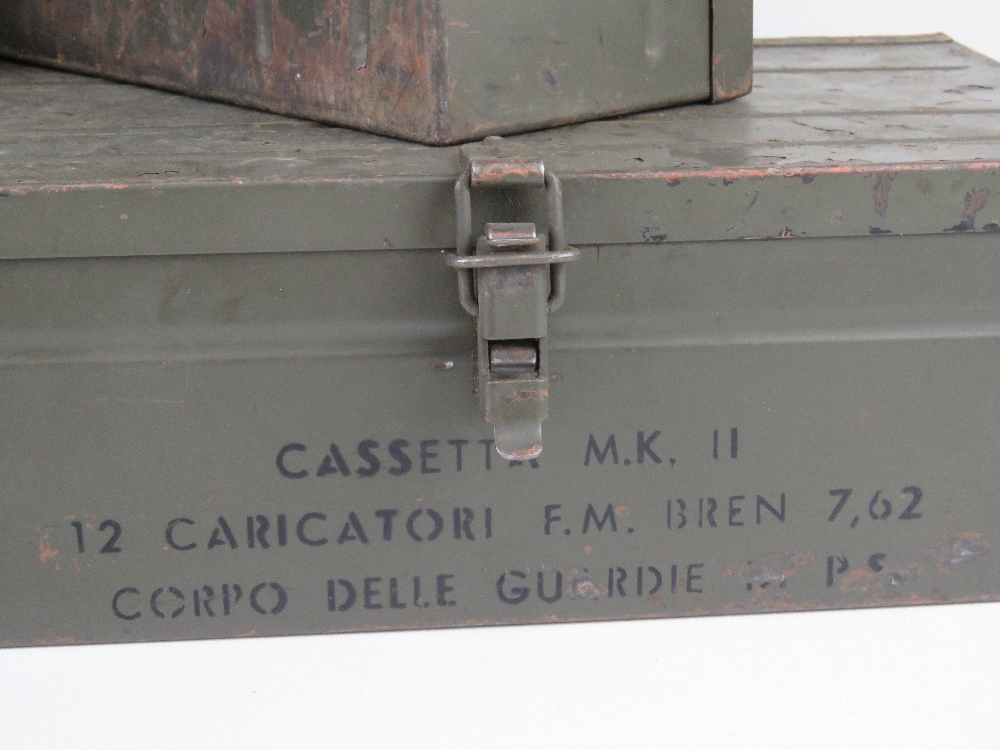 Two .303 ammo boxes together with two x - Image 2 of 5