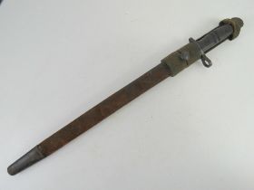 A P14/P17 bayonet with scabbard and frog