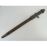 A P14/P17 bayonet with scabbard and frog