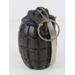 An inert British No.5 Mills grenade, wit