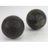 Two Cannon balls.