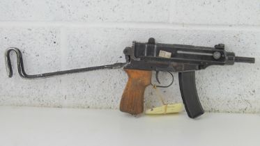 A deactivated Czech Skorpion Wz61 7.65mm