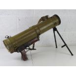 A deactivated Russian RPO launcher. With