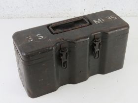 A WWII German S Mine.35 transit box with