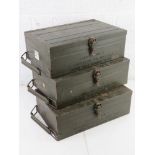 Three Bren 7.62 magazine boxes.