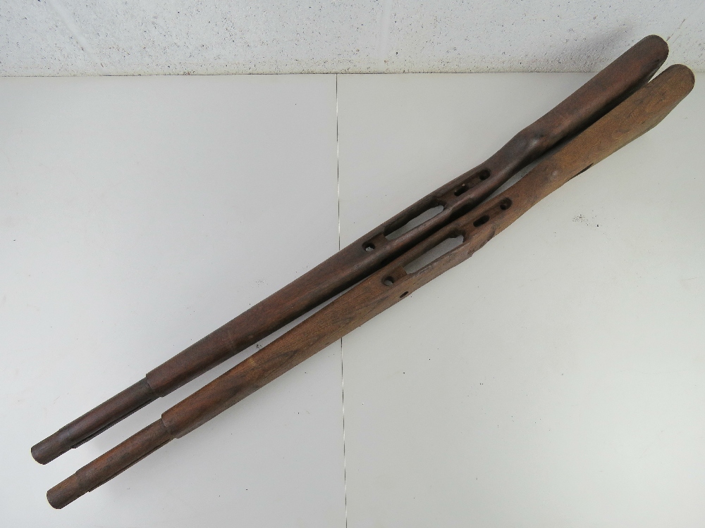 Two German K98 wooden stocks. - Image 4 of 5