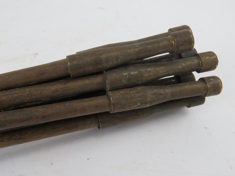 Ten WWII Thompson cleaning rods. - Image 2 of 2