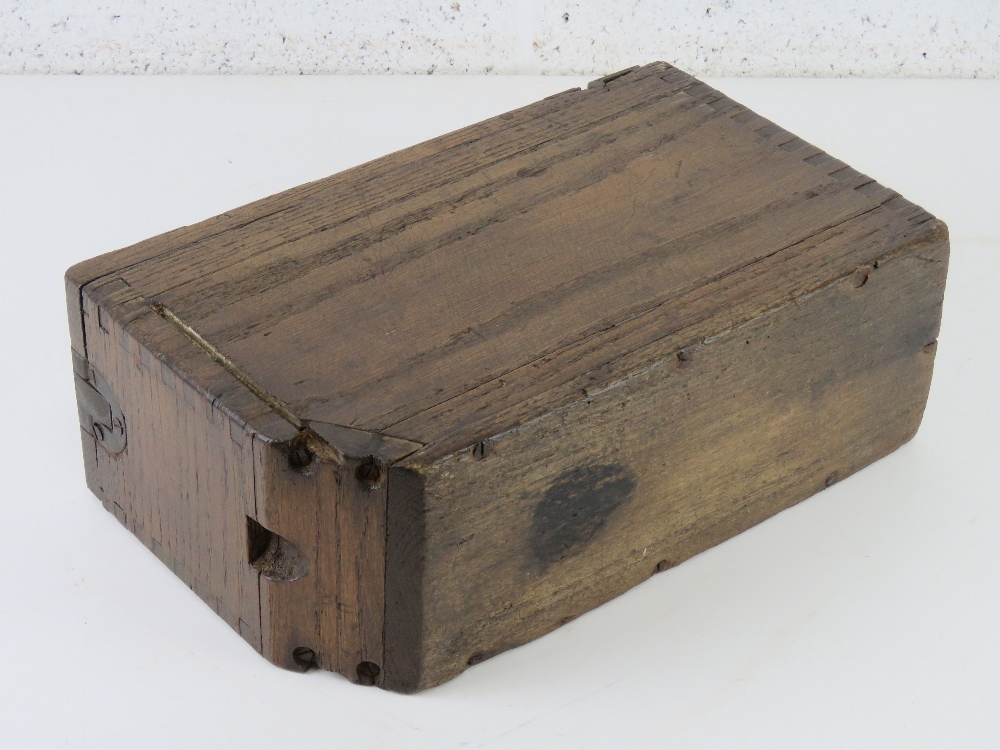 A WWI US .30cal water cooled wooden box. - Image 3 of 3