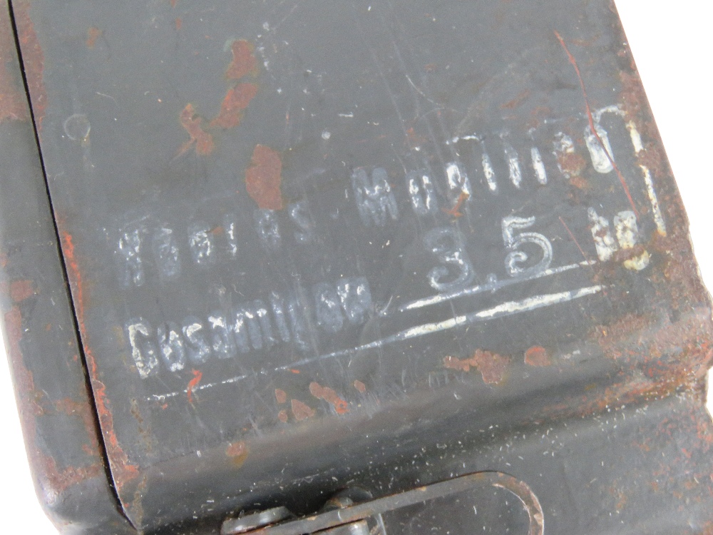 A WWII German S-mine.35 transit tin with - Image 4 of 4