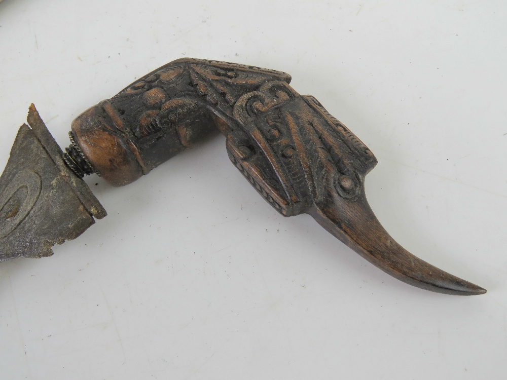 A Kris knife with scabbard. - Image 3 of 4
