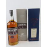 Auchentoshan Single Malt Scotch Whiskey Twelve Years Old, one Litre, in box. Together with a