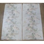 Tiffany Collection; a pair of curtains of Poppies design fabric believed to have been retailed by