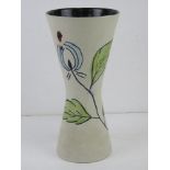 A mid century Kilrush Ceramics Ltd pottery vase made in the Republic of Ireland, potter error to