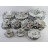 Villeroy and Boch; A Delia pattern part tea and dinner service, large number of items inc cups,