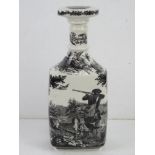 A Villeroy and Boch Artemis pattern game bird shooting design whiskey decanter, standing 24.5cm