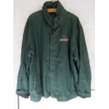 Jaguar Racing; A men's green jacket by S Oliver, size XL.