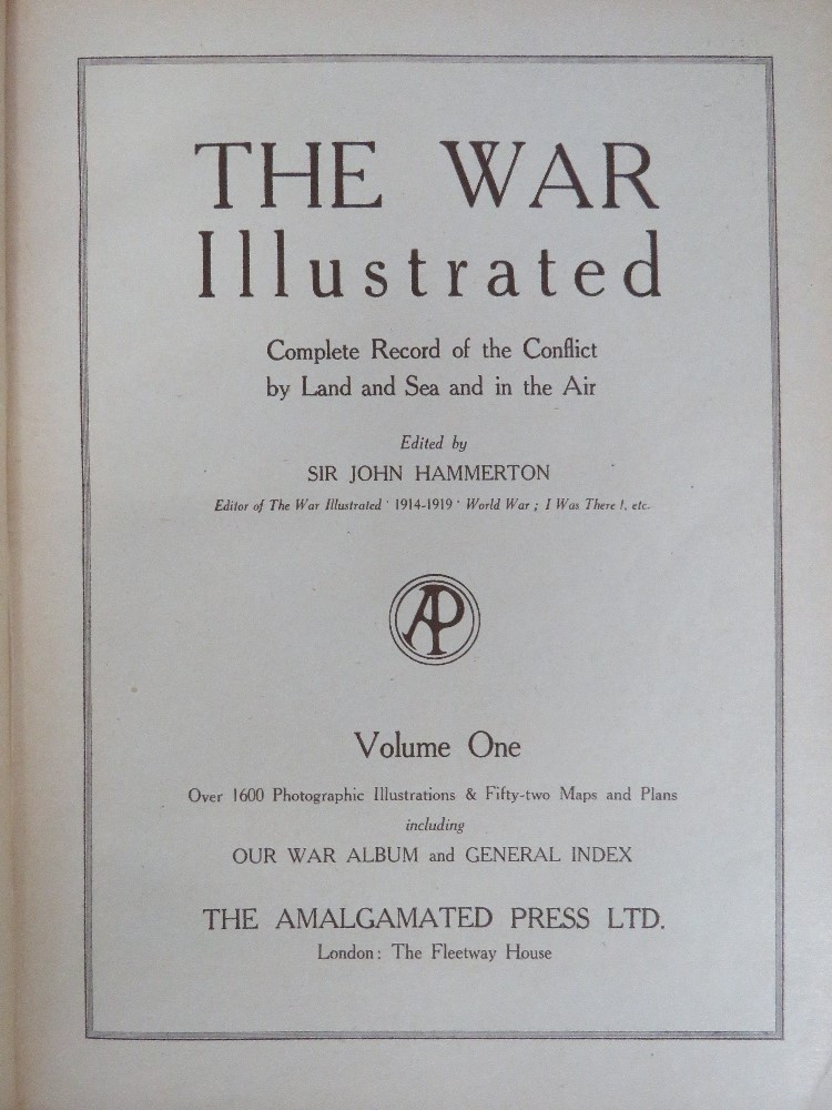 The War Illustrated by Hammerton, a complete set of ten bound volumes. - Image 2 of 2