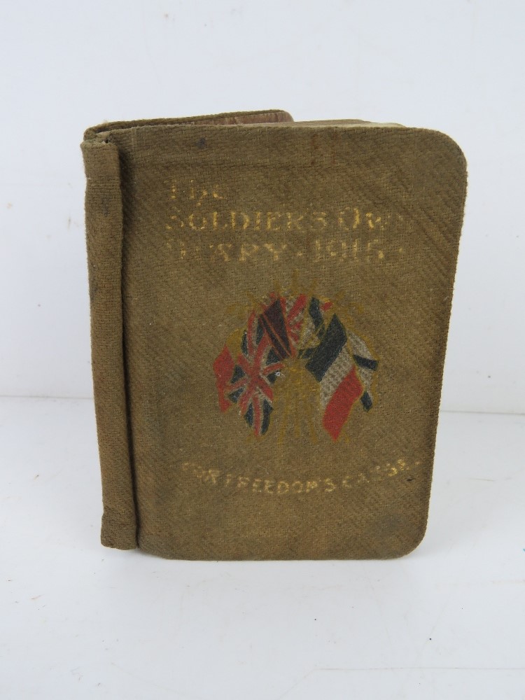 A pocket diary from 1915 from Bert Clarkson.
