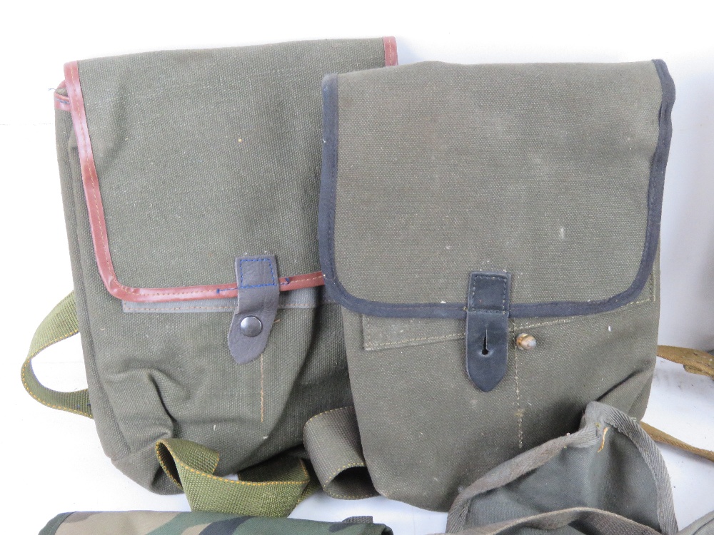 A WWII Maxim gunners kit in pouch together with a M1 carbine gun pouch, a maxim oil bottle, - Image 4 of 4