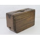 A WWI US .30cal water cooled wooden box.