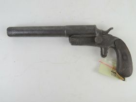 A deactivated German Flare Pistol with certificate.