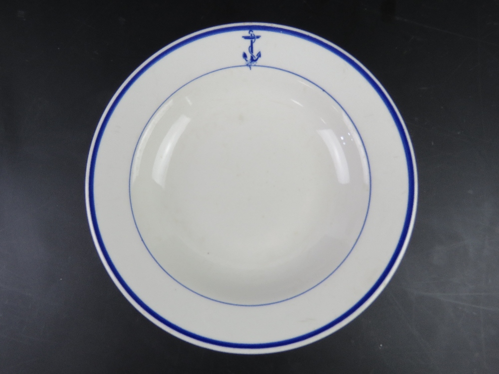 A US Navy officer's mess dish made by Shenango China Newcastle PA. Together with - Image 2 of 3