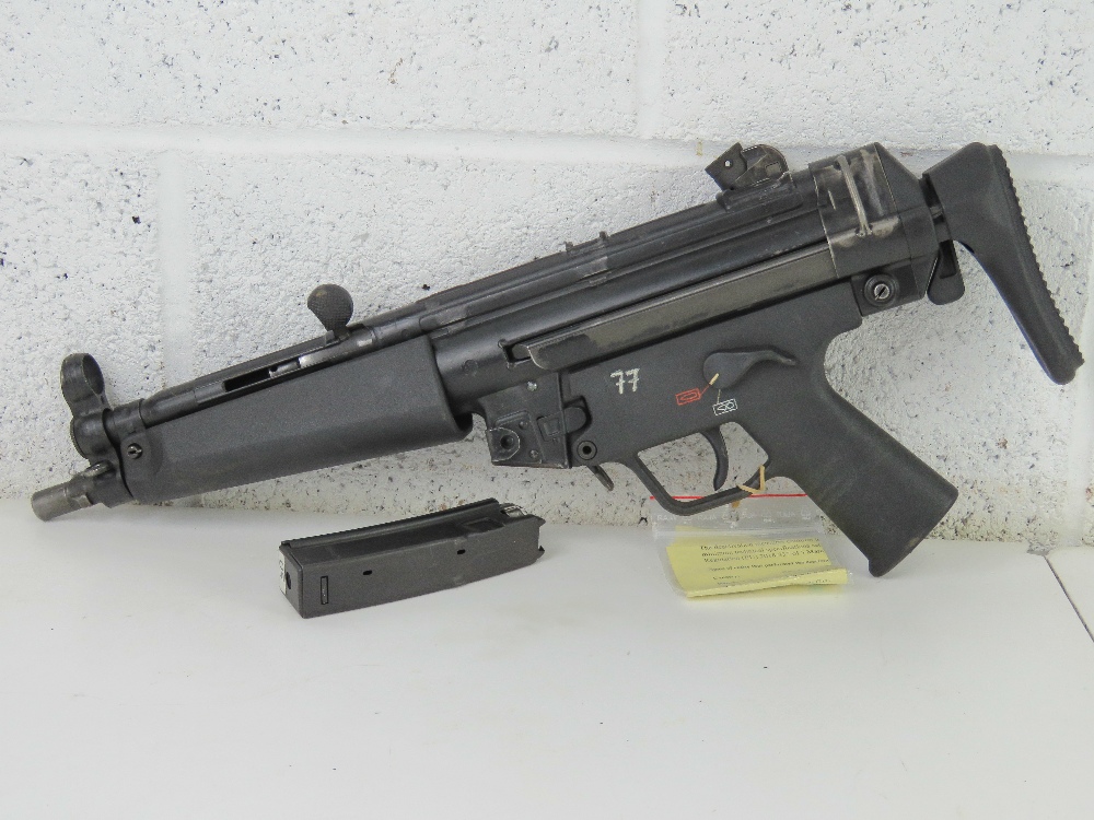 A deactivated HK MP5A3 9mm Sub Machine Gun. German Heckler and Koch manufacture. - Image 3 of 7