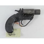 A deactivated Molins MKI Flare Gun, with certificate.