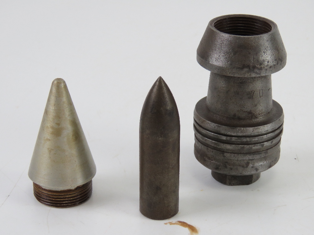 An inert WWII Russian HVAP fuse, Hight Velocity Armour Piercing, dated 1942. - Image 2 of 4