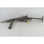 A deactivated Sten MKII with moving trigger. With certificate.