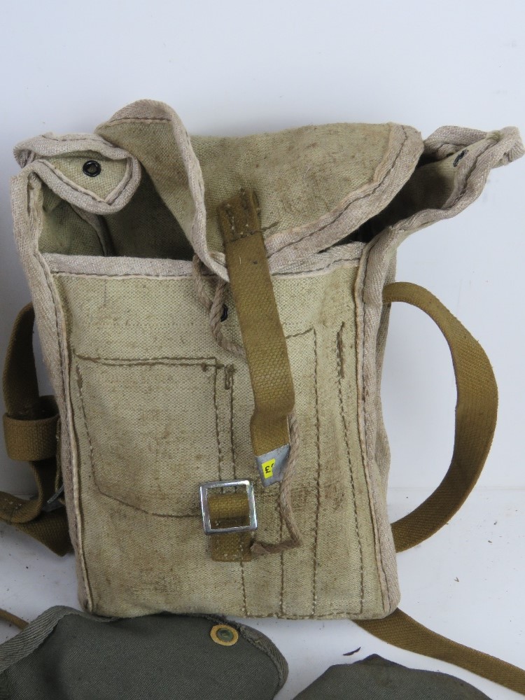 A WWII Maxim gunners kit in pouch together with a M1 carbine gun pouch, a maxim oil bottle, - Image 3 of 4