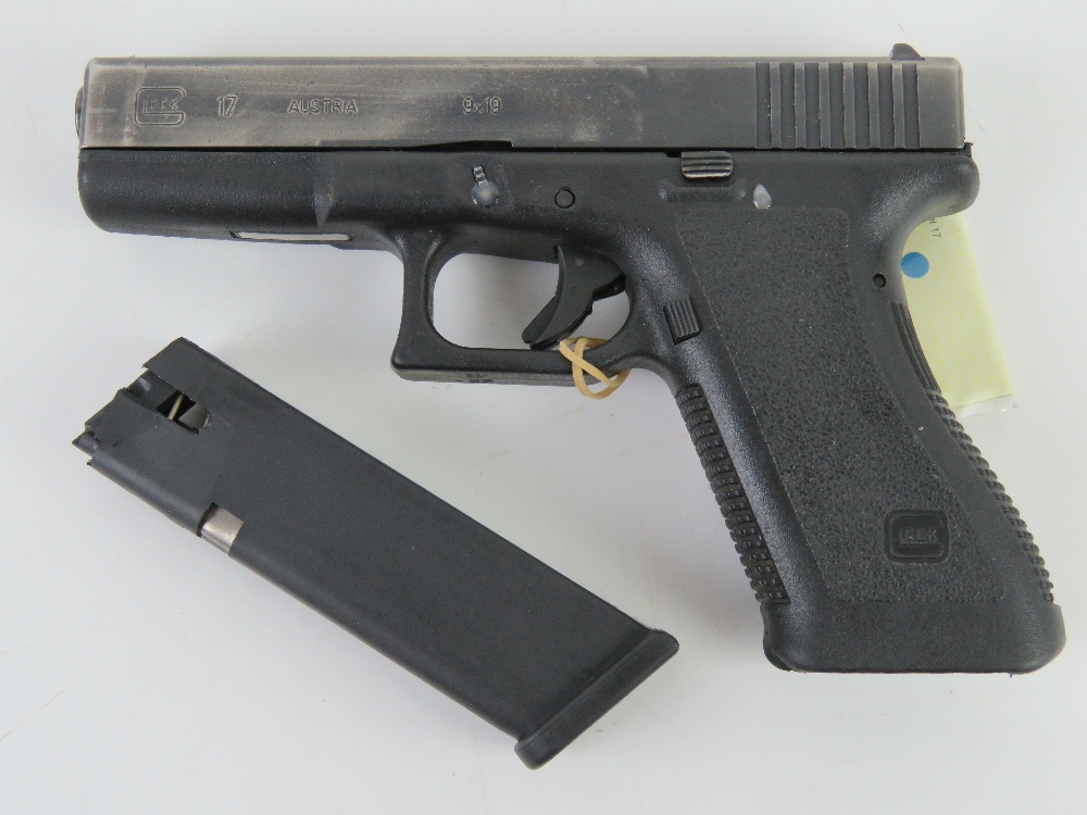 A deactivated Glock 17 9mm Second Generation Pistol. Latest EU spec, with certificate. - Image 3 of 8