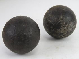 Two Cannon balls.