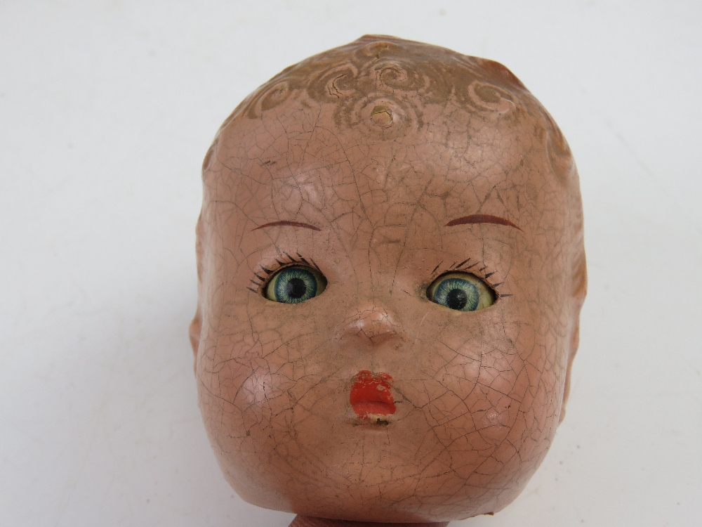 A late 19thC bisque headed jointed doll marked 'AM' Armand Marseille bearing number 996. - Image 2 of 4