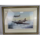 Signed limited edition Military Aviation print from an original by David Stribbling,