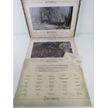 A full set of thirty Lord of the Rings lithographic art prints by Masterworks,
