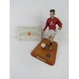 A Danbury Mint collectors figure of Manchester United Football Club player Ryan Giggs,