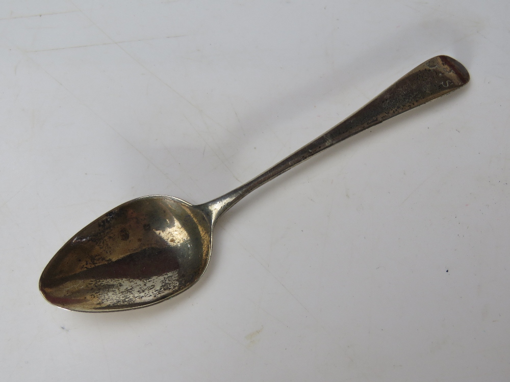 A HM silver teaspoon having late 18th/early 19thC hallmark upon. - Image 2 of 3