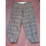 A pair of David Nickerson tweed shooting breeks size 32.