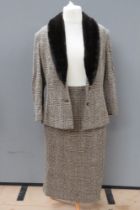 A ladies skirt suit by Alexon 97% wool,