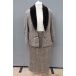 A ladies skirt suit by Alexon 97% wool,