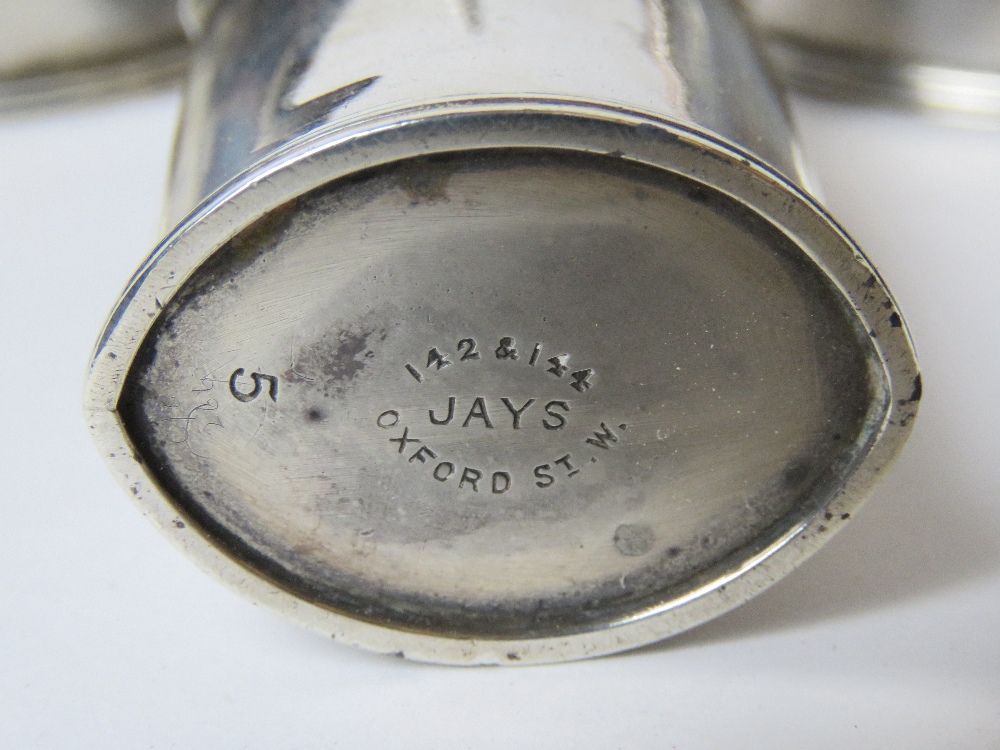 A HM silver cruet set comprising pepperette, - Image 3 of 3