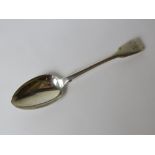 An HM silver serving spoons hallmarked for London and weighing 73.1g / 2.36ozt.