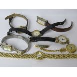 A quantity of assorted ladies wrist watches.