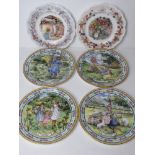 Two Royal Doulton Brambly Hedge decorative plates being Autumn and Winter.