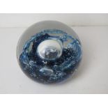 A Selkirk glass 'Soaring Electra' paperweight.