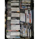 A quantity of assorted video games inc PSP, PS2, XBox 1, XBox 360, Wii, PS3 and Nintendo Game Cube.